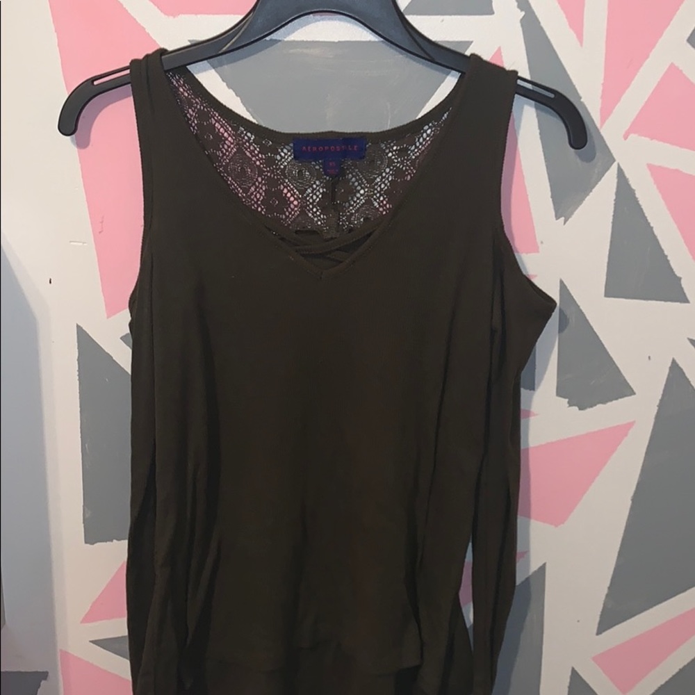 Army green top